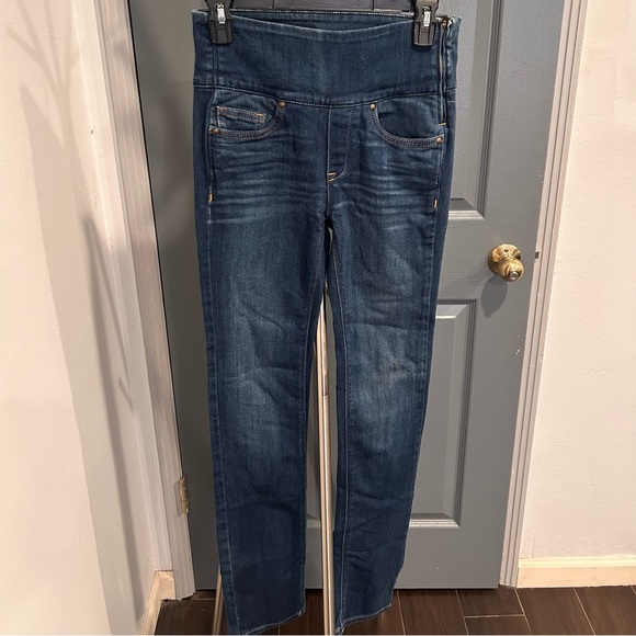 SPANX Dark Blue Denim Jeans - Picture 2 of 9